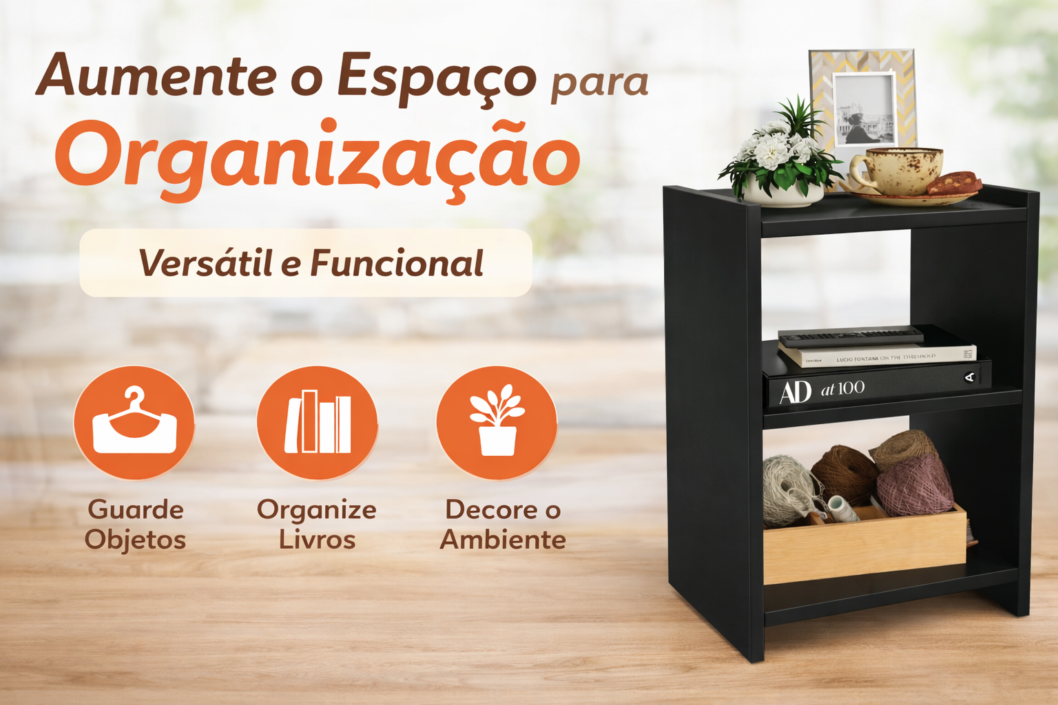 Nicho Multiuso Preto